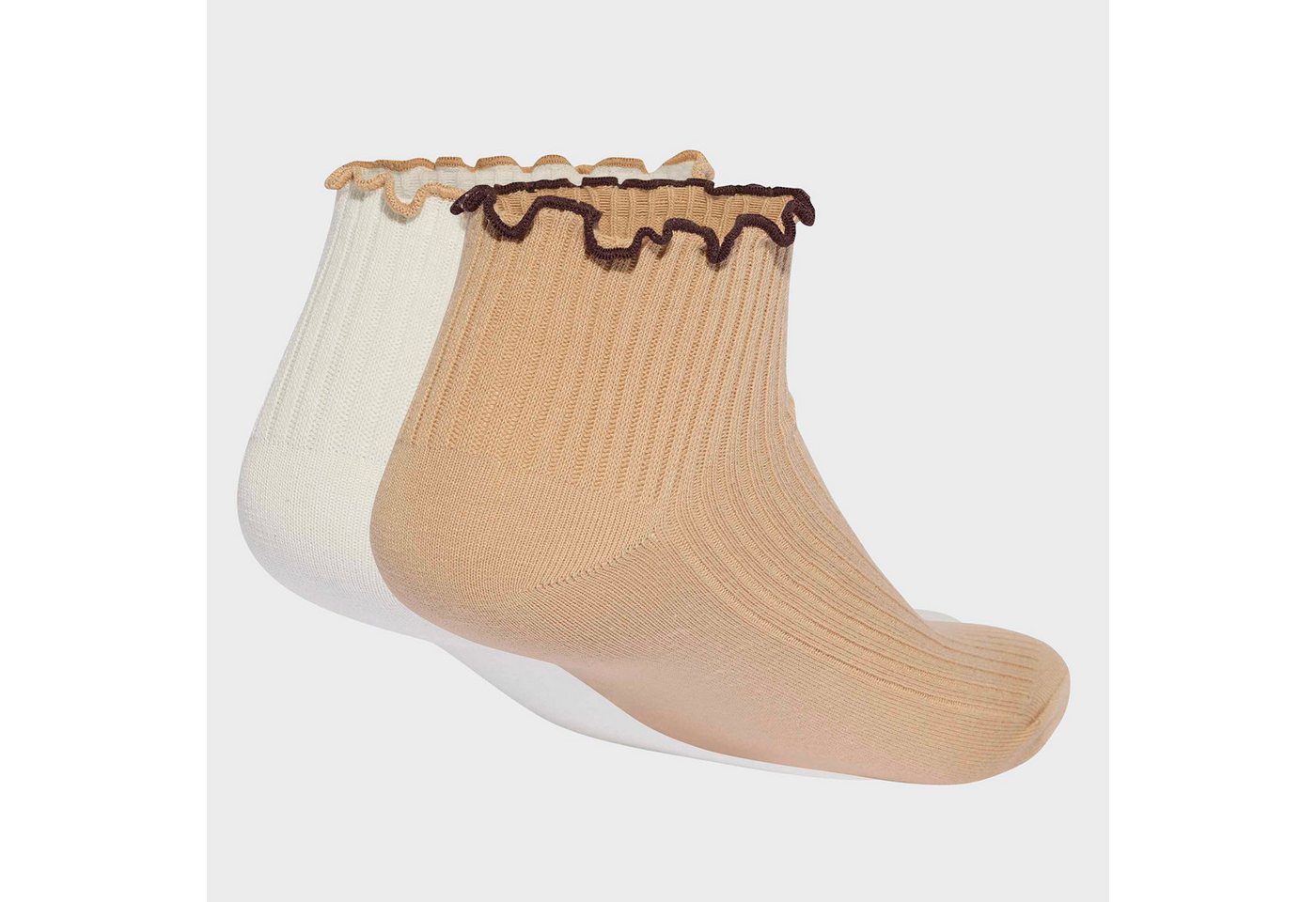 adidas Originals Sportsocken RUFFLE QUARTER (2-Paar)