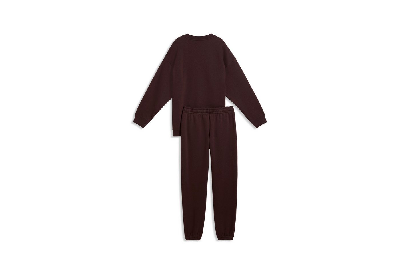 PUMA Trainingsanzug LOUNGEWEAR OVERSIZED SWEAT SUIT FL G (2-tlg), mit elastischem Bund, mit gerippten Bündchen, mit Seitentaschen