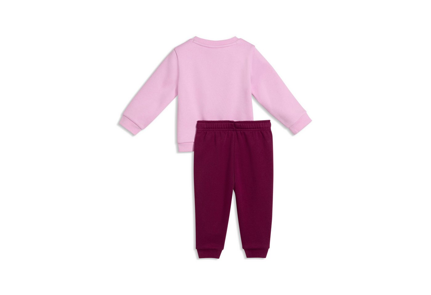 PUMA Trainingsanzug MINICATS ESS CREW SET FL INTEREST INF (2-tlg), zweiteiliges Set, Langarm-Oberteil, mit Logodruck, bedruckte Optik