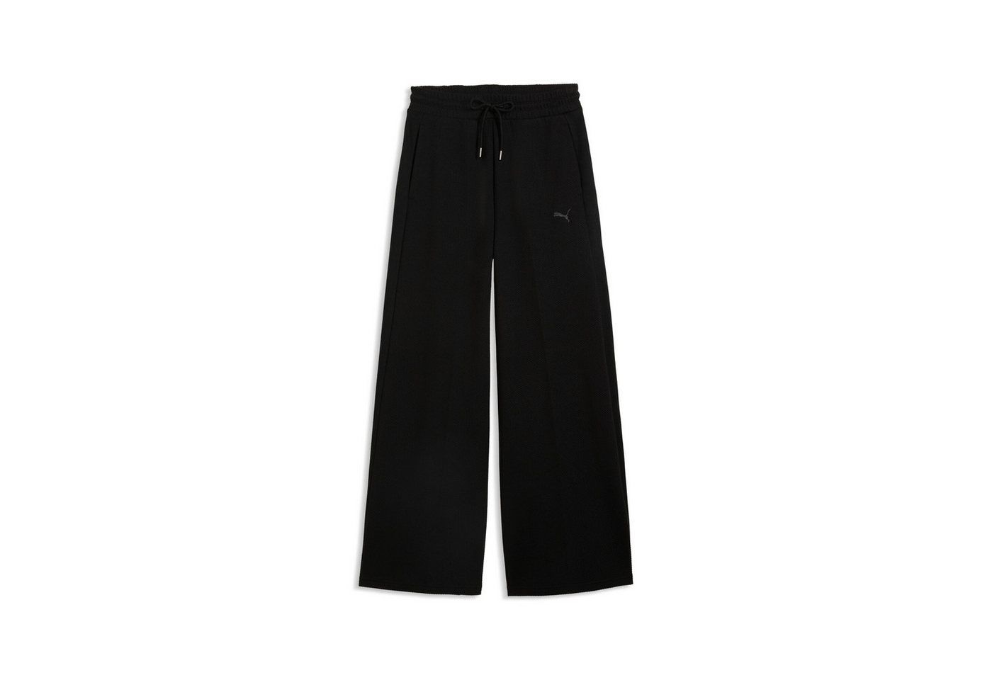 PUMA Trainingshose CLASS RELAXED WIDE LEG PANTS mit Eingrifftaschen, normale Länge, aus Webmaterial