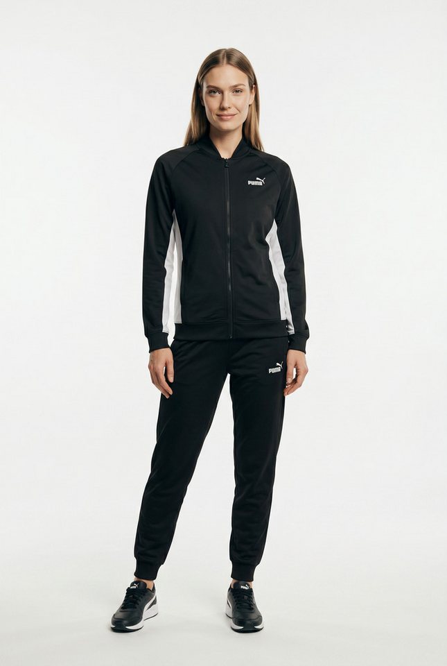 PUMA Trainingsanzug POLY BASEBALL SUIT CL (2-tlg), zweiteiliges Set, Langarm-Oberteil, mit Knopfleiste, Regular Fit Bild 2