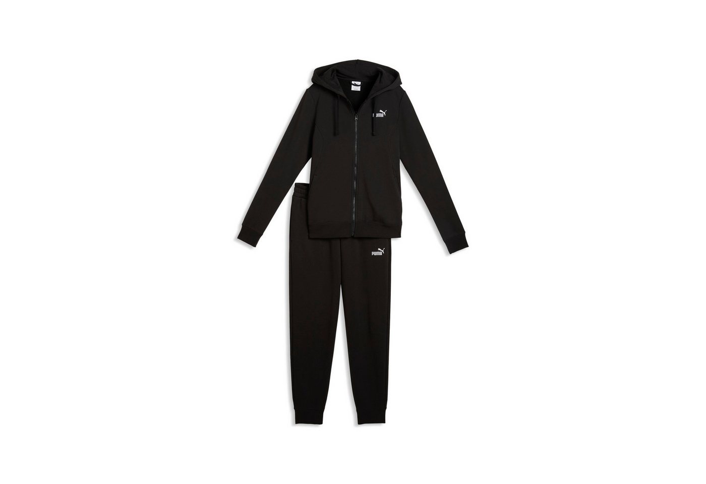 PUMA Trainingsanzug HOODED SWEAT SUIT FULL-ZIP FL CL (2-tlg), 2-teiliges Set, mit Kapuze, Langarm-Oberteil, aus Baumwollmischung Bild 3