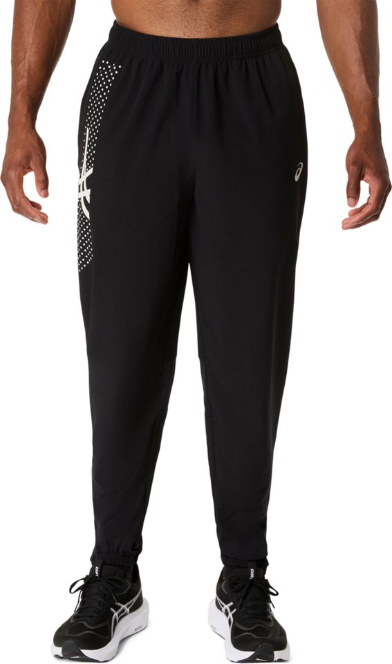 Asics Laufhose ICON PANT mit Handytasche hinten im Bund, Beinabschluss mit seitlichem Zipper Bild 4