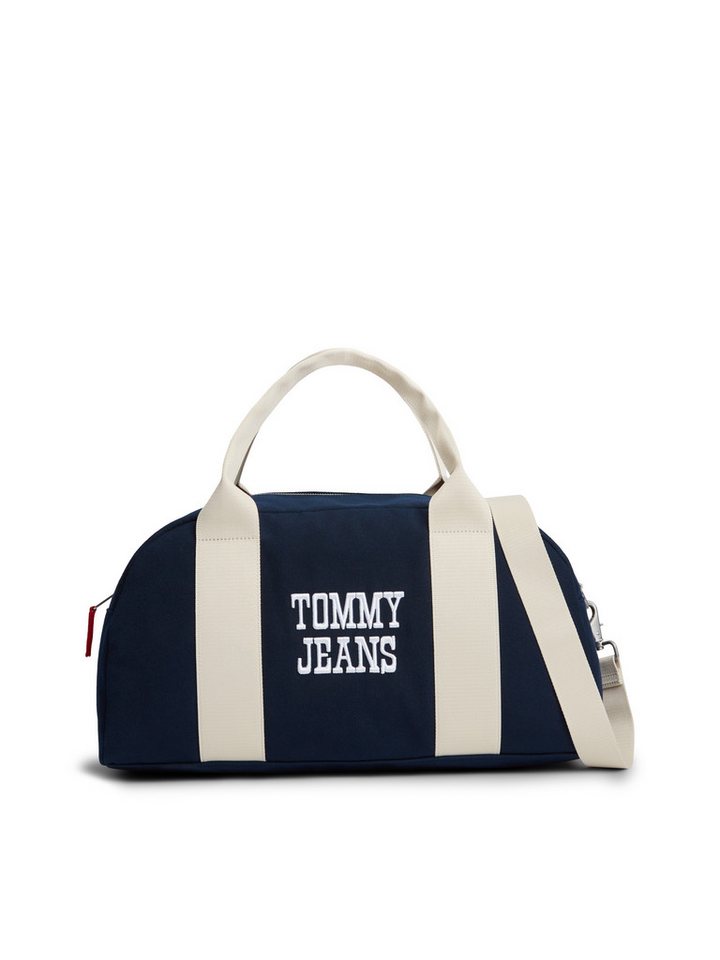 Tommy Jeans Weekender TJM BOLD VARSITY DUFFLE, Unisex Umhängetasche, Henkeltasche mit Kontrastbesatz Bild 2