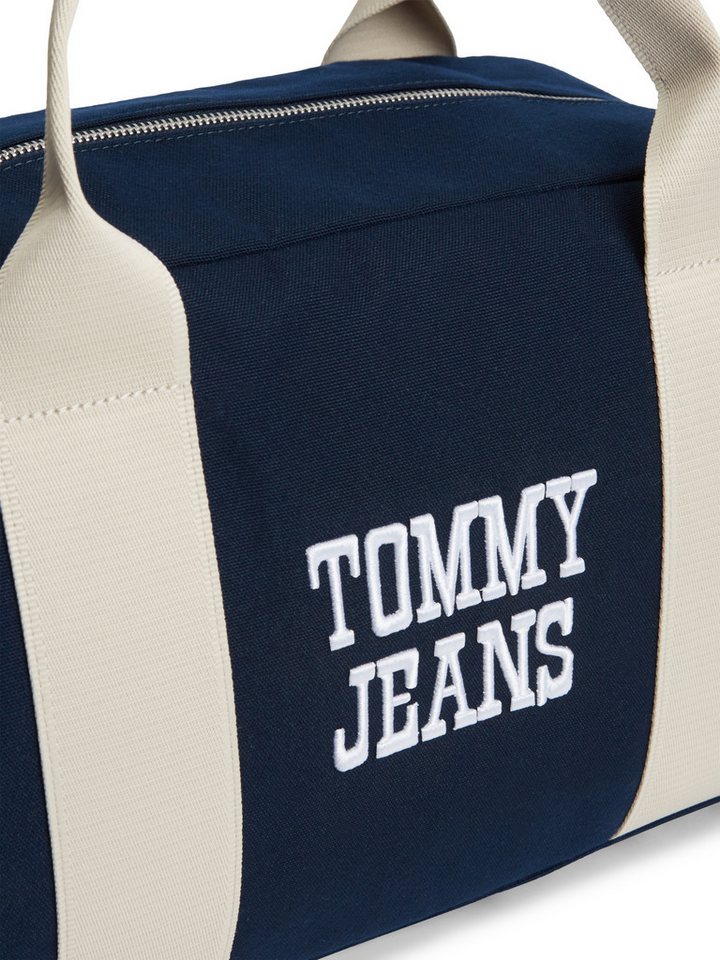 Tommy Jeans Weekender TJM BOLD VARSITY DUFFLE, Unisex Umhängetasche, Henkeltasche mit Kontrastbesatz Bild 5