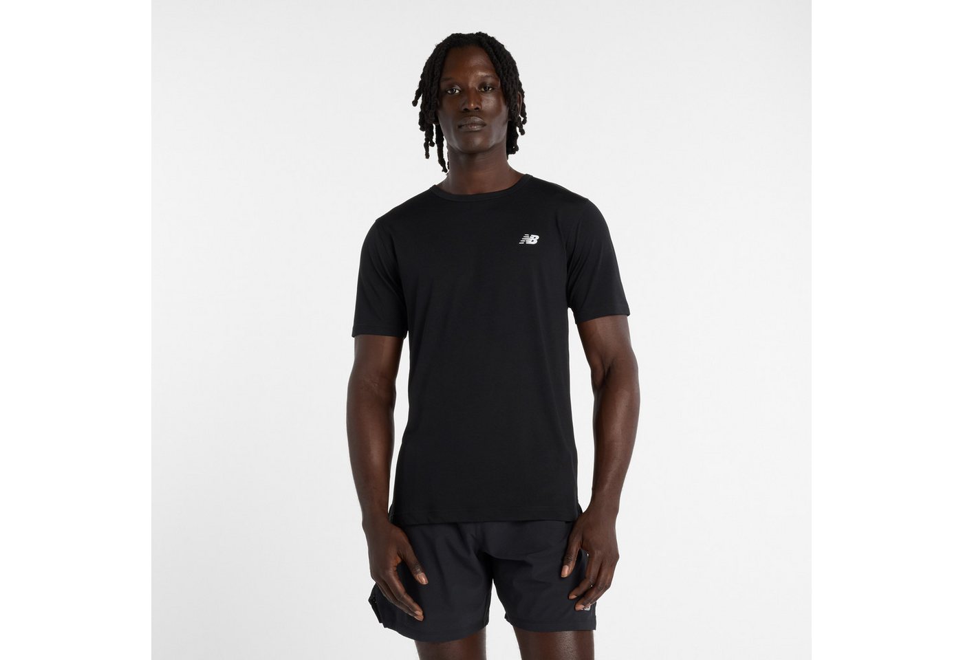 New Balance Trainingsshirt SPORT ESSENTIALS UTILITY T-SHIRT atmungsaktiv, schnell trocknend, aus Polyester Bild 3