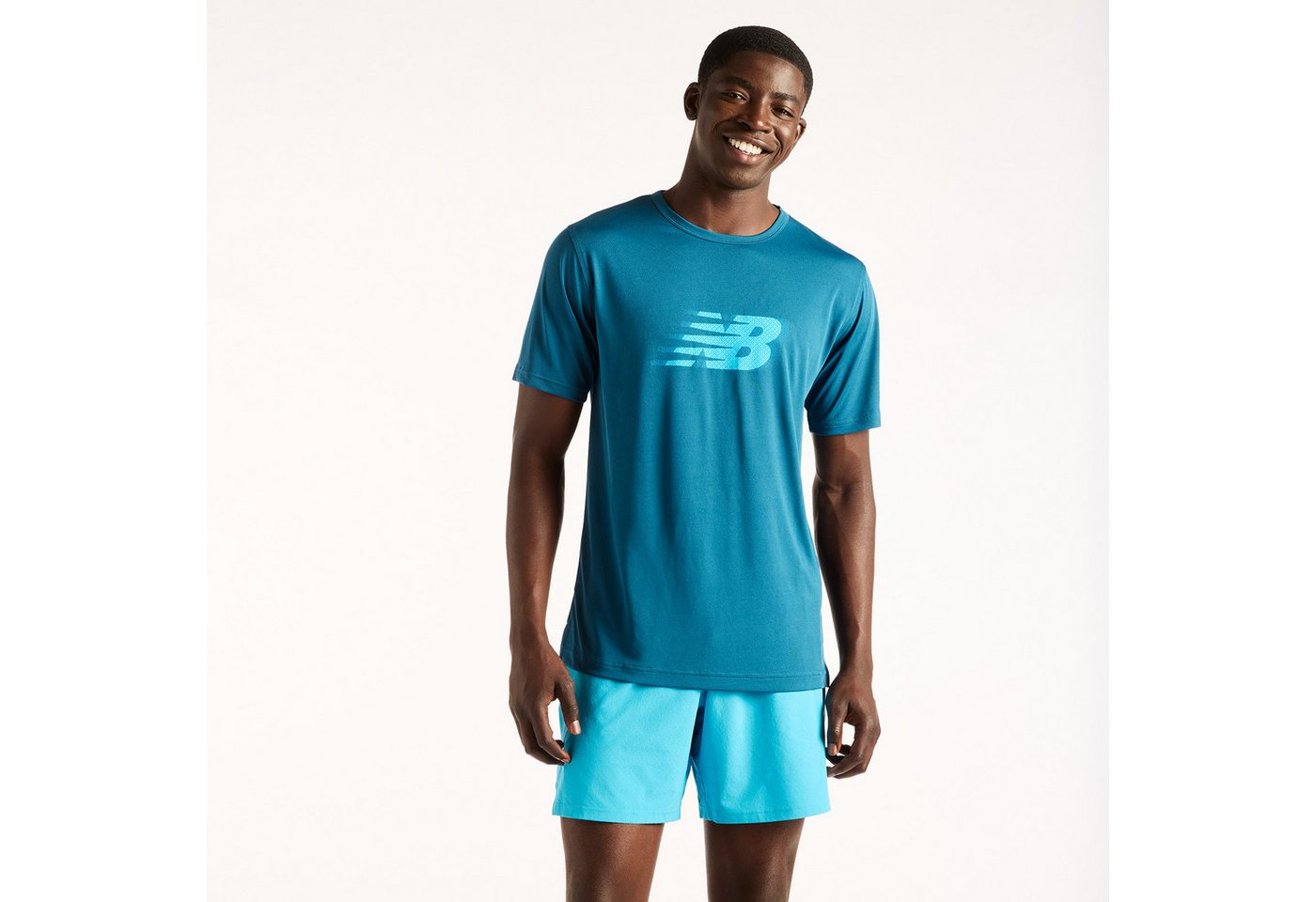 New Balance Trainingsshirt SPORT ESSENTIALS UTILITY MOTION GRAPHIC T-SHIRT für Fitness und Training, atmungsaktiv, schnell trocknend Bild 3