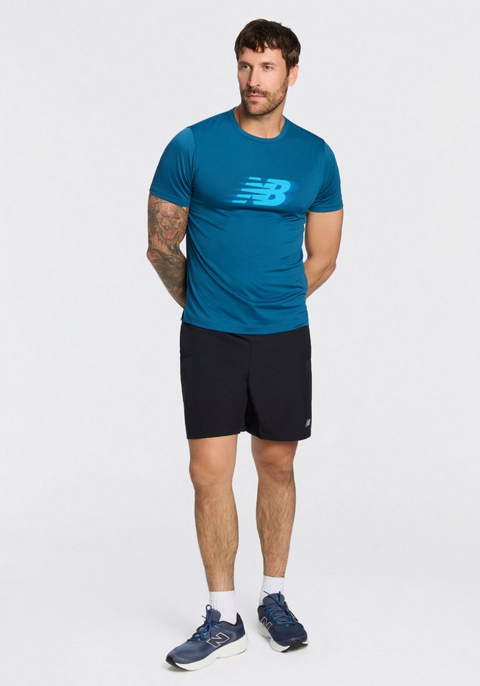 New Balance Trainingsshirt SPORT ESSENTIALS UTILITY MOTION GRAPHIC T-SHIRT für Fitness und Training, atmungsaktiv, schnell trocknend Bild 4