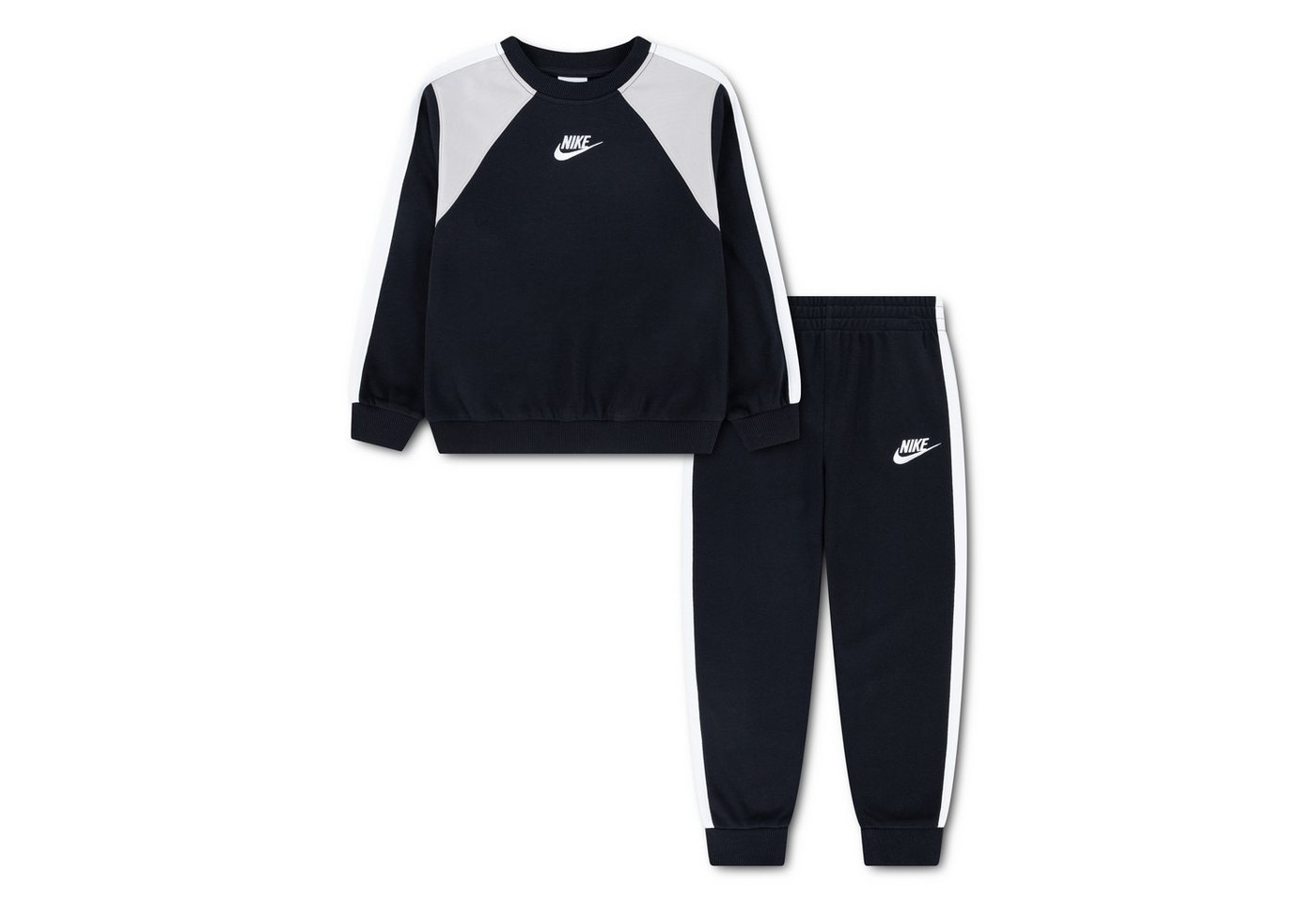 Nike Sportswear Jogginganzug (2-tlg), 2-teiliges Set, aus Baumwollmischung, unifarben mit Farbeinsatz Bild 4
