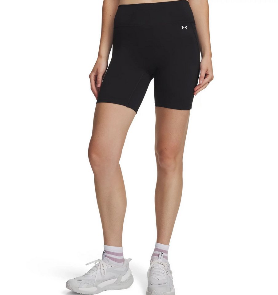 Under Armour® Trainingsshorts MOTION BIKE SHORT sportlicher Stil, für Fitness und Sportmode, kurz geschnittene Form