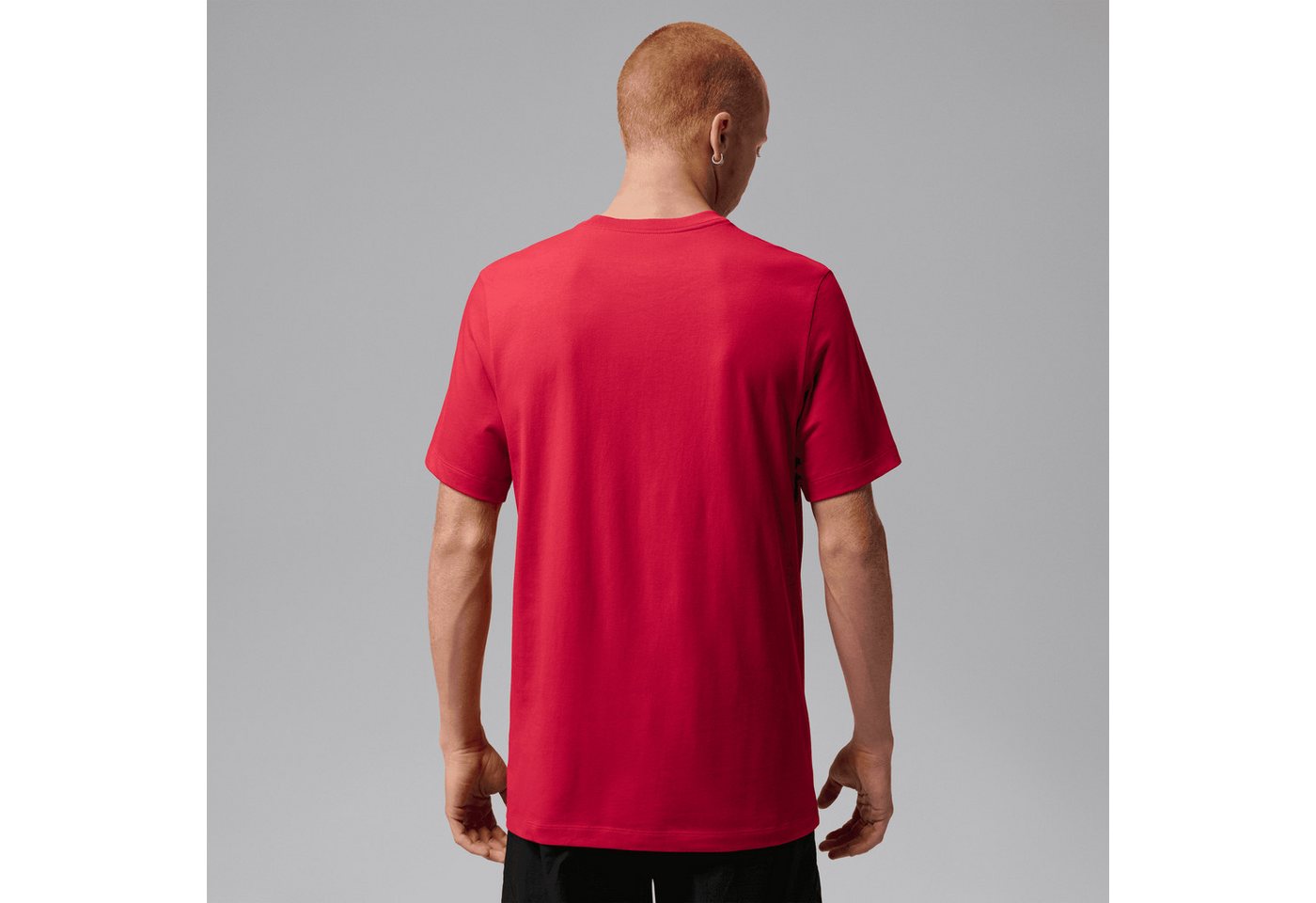 Jordan Trainingsshirt Jordan Jumpman Flight Men's T-Shirt für Laufen und Fitness, mit Rundhalsausschnitt, aus Baumwolle Bild 4