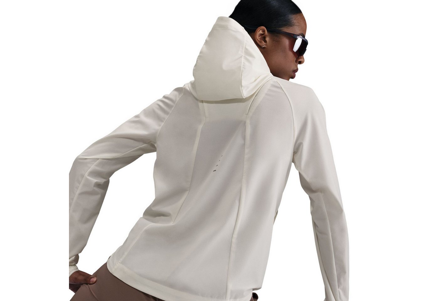 Nike Laufjacke W NK SWIFT RPL PKBL JKT mit Kapuze und Kordelzug, atmungsaktiv, wasserabweisend, windabweisend Bild 4