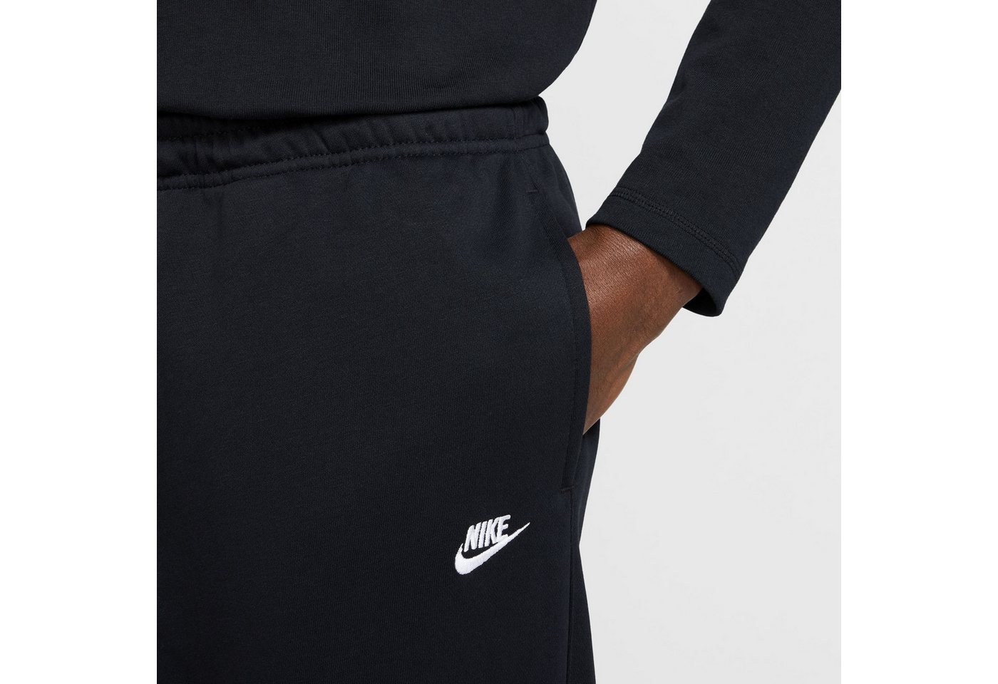 Nike Sportswear Sporthose M NK CLUB FT OH PANT mit Eingrifftaschen und Gesäßtasche, aus Baumwollmischung