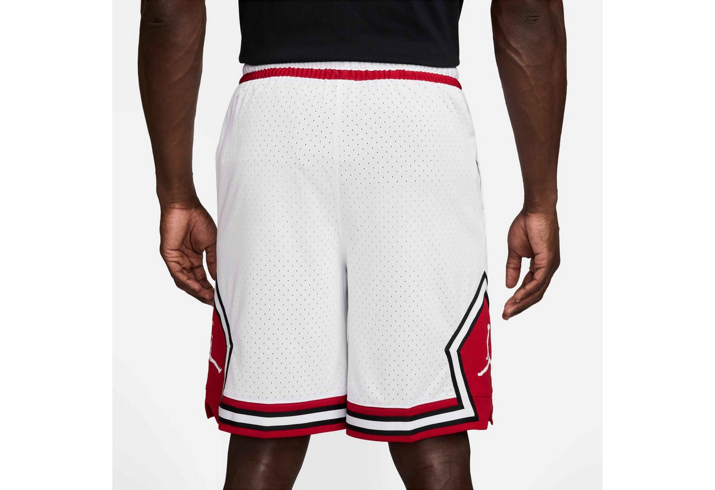 Jordan Trainingsshorts Jordan Sport Men's Dri-FIT 9" Diamond Shorts mit elastischem Bund mit Kordelzug, aus Mesh-Material, gerade Passform Bild 3