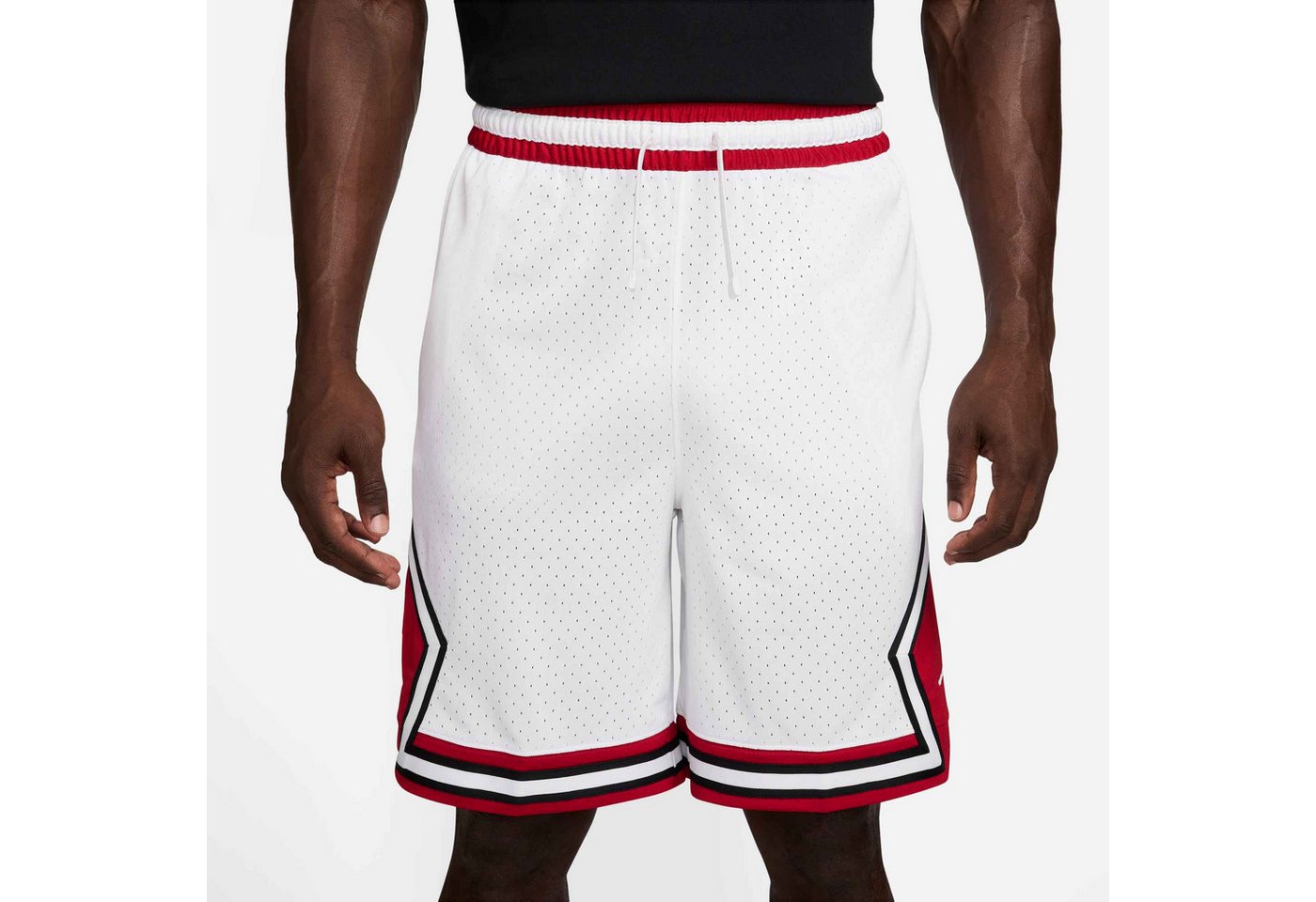 Jordan Trainingsshorts Jordan Sport Men's Dri-FIT 9" Diamond Shorts mit elastischem Bund mit Kordelzug, aus Mesh-Material, gerade Passform Bild 4
