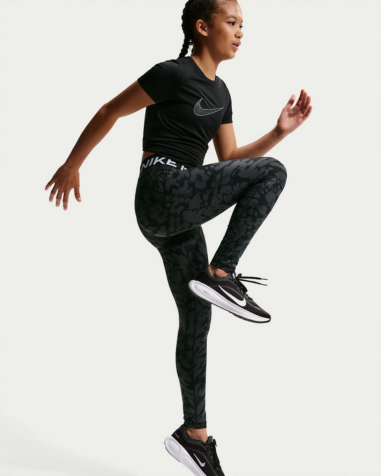 Nike Trainingstights Nike Pro Big Kids' (Girls) Leggings Für Kinder und Jugendliche Bild 3