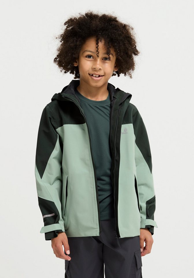 Jack Wolfskin Outdoorjacke TRAILVENTURE 2L JKT K Regenjacke für Kinder, wasserdicht, 3-in-1 System Bild 4