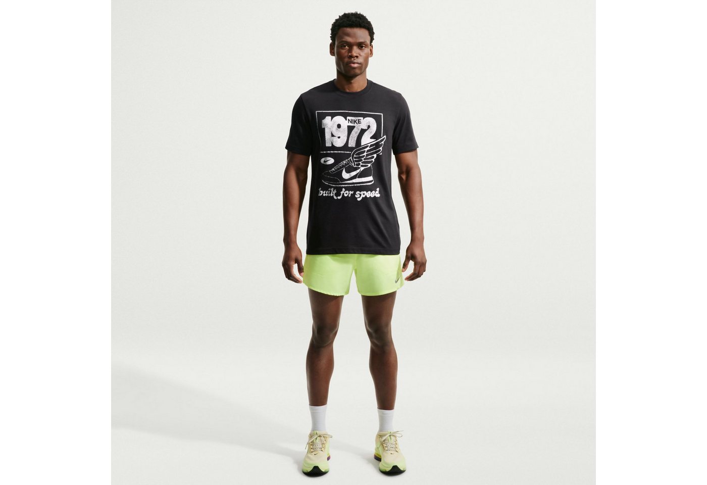Nike Laufshirt Nike Men's Dri-FIT T-Shirt mit Dri-FIT-Technologie, aus Baumwolle und Polyester, sportlicher Stil Bild 5