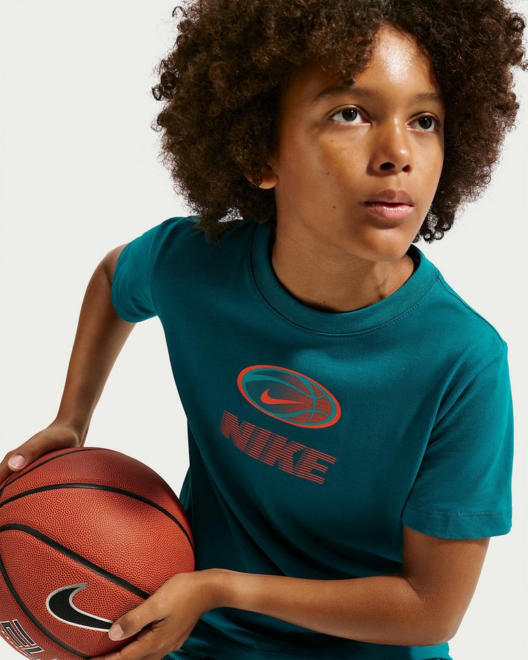 Nike Trainingsshirt Nike Big Kids' Dri-FIT T-Shirt Für Kinder und Jugendliche Bild 3