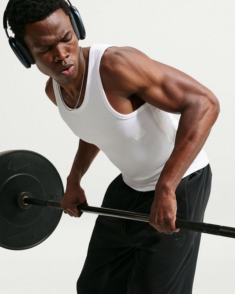 Nike Trainingsshirt M NK DF NAC RIB TANK sportlicher Stil, sportliche Passform, ärmelloser Schnitt Bild 2