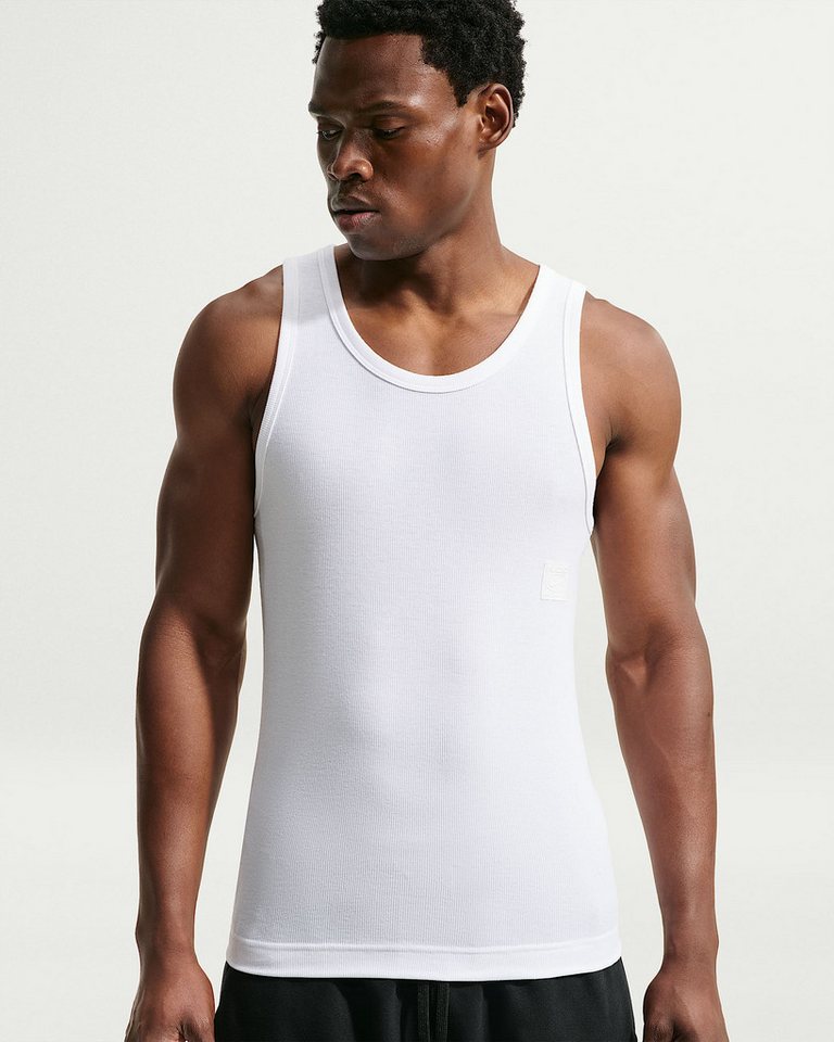 Nike Trainingsshirt M NK DF NAC RIB TANK sportlicher Stil, sportliche Passform, ärmelloser Schnitt Bild 3
