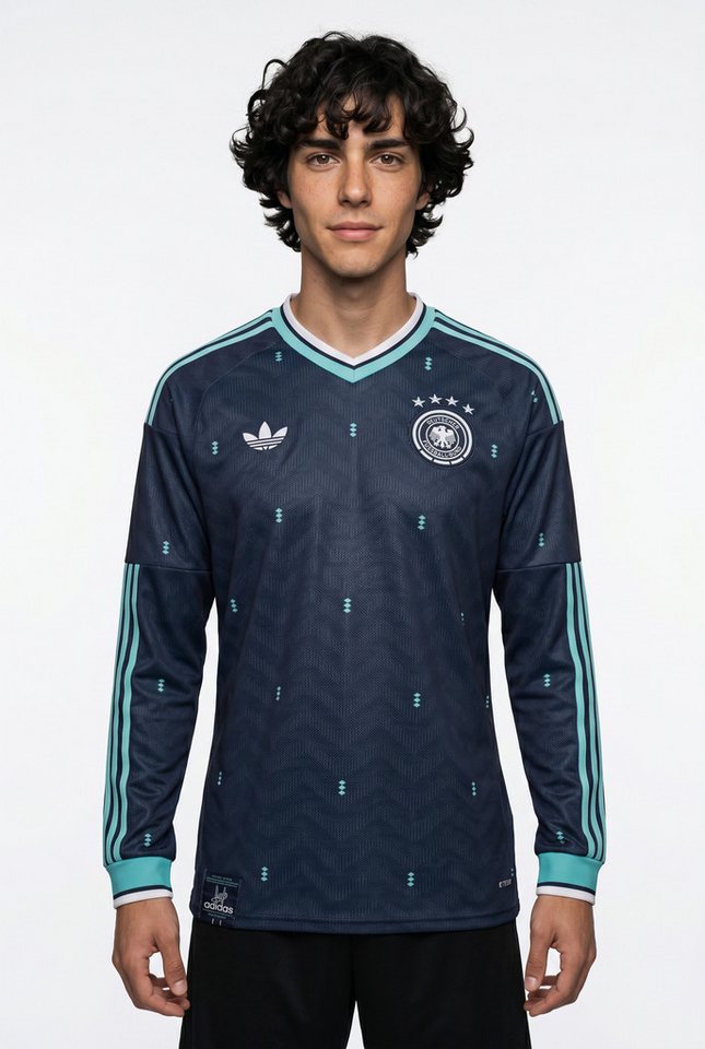 adidas Performance Fußballtrikot DFB A JSY L mit V-Ausschnitt, mit Climacool® Technologie, schmal geschnitten Bild 2