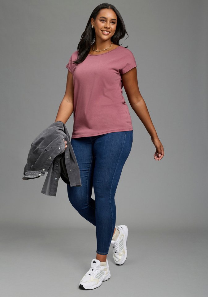 Laura Scott CURVE Yogashirt Große Größen mit gekreuzten Träger im Rücken, ideal für Yoga und Pilates Bild 4