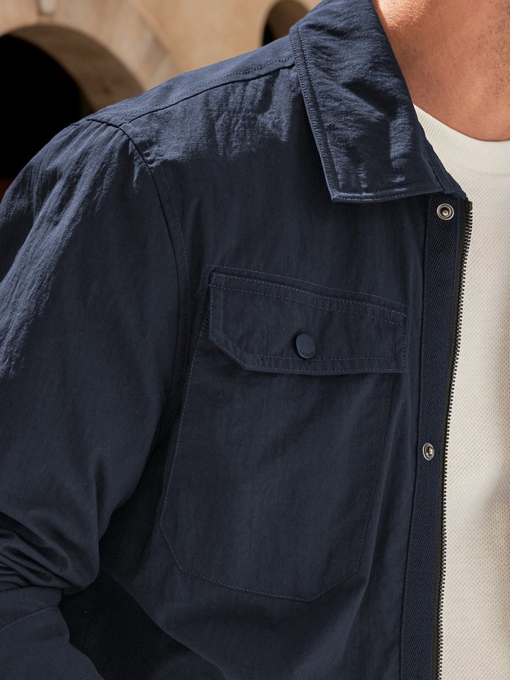 LERROS Outdoorjacke Leichte Hemdjacke mit Funktion Wind- und Wasserabweisend, Atmungsaktiv, Aufgesetzte Brusttaschen Bild 4