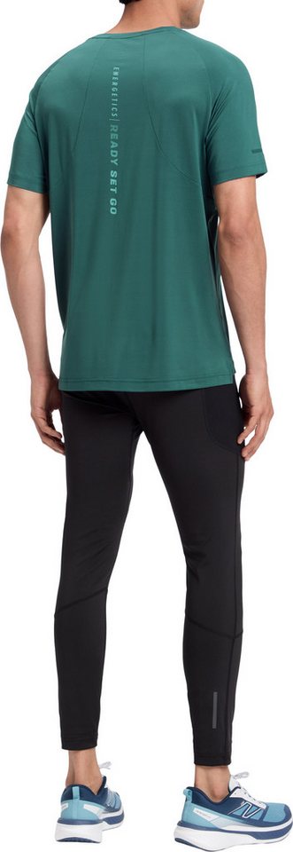Energetics Laufshirt HE.-T-SHIRT ELLAZOR II SHORT SLEEVE M mit kurzen Ärmeln, kragenlos, aus Jersey, hinten länger geschnitten Bild 2