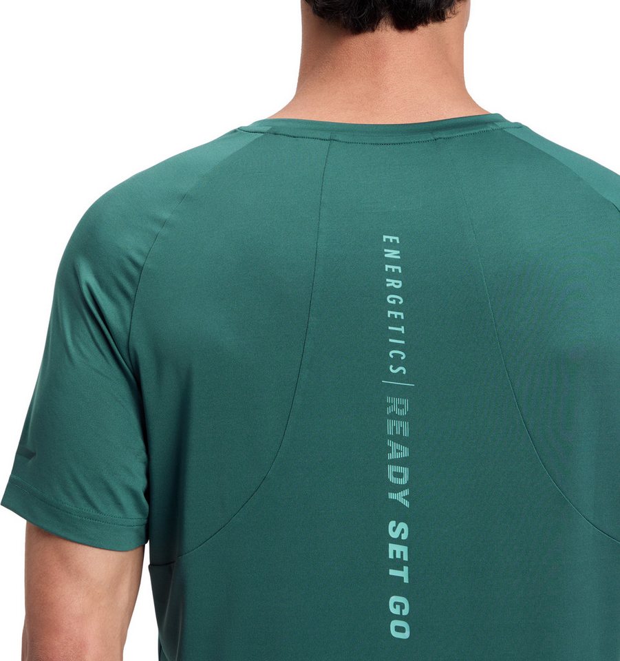 Energetics Laufshirt HE.-T-SHIRT ELLAZOR II SHORT SLEEVE M mit kurzen Ärmeln, kragenlos, aus Jersey, hinten länger geschnitten Bild 3