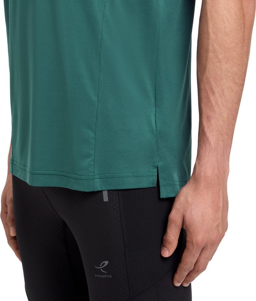 Energetics Laufshirt HE.-T-SHIRT ELLAZOR II SHORT SLEEVE M mit kurzen Ärmeln, kragenlos, aus Jersey, hinten länger geschnitten Bild 5