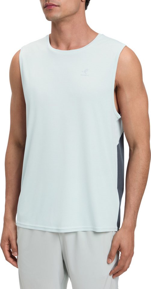 Energetics Laufshirt HE.-TANK-SHIRT STEFAN SL M mit Rundhalsausschnitt mit Bündchen, aus Polyester, Regular Fit