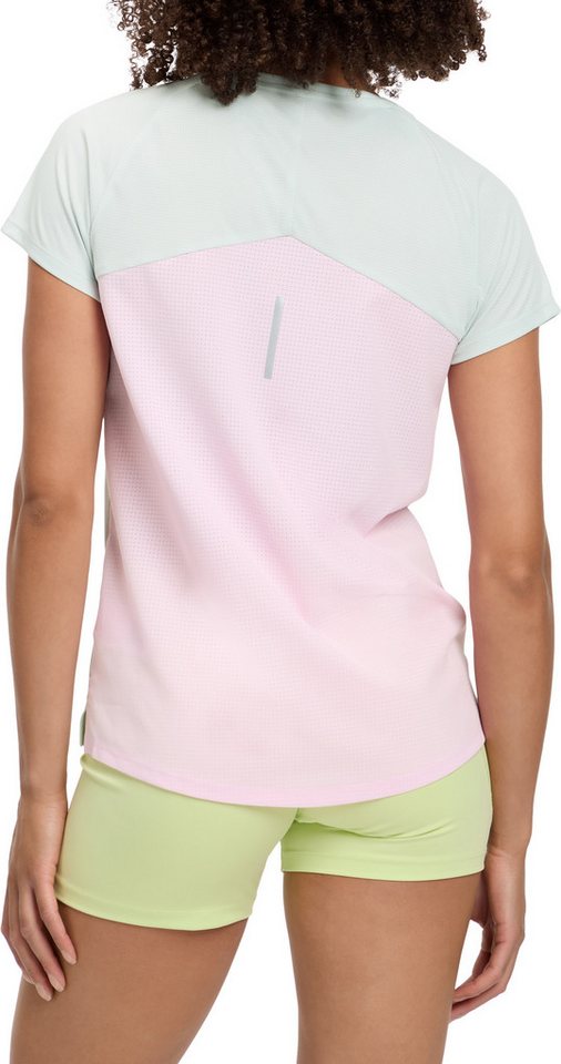 Energetics Laufshirt DA.-T-SHIRT SHORT SLEEVE W Kurzarm, mit Rundhalsausschnitt mit Bündchen, aus Polyester