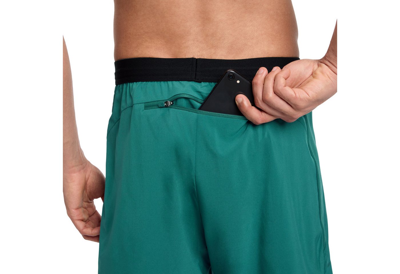Energetics Laufshorts HE.-SHORTS ALLEN VI M mit Reißverschlusstasche, kniefrei, gerade geschnitten