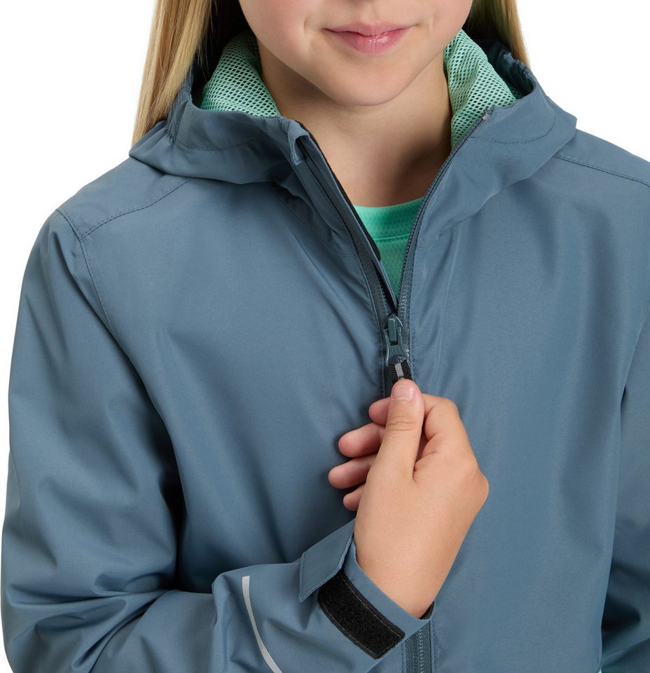 McKINLEY Outdoorjacke MÄ.-FUNKTIONS-JACKE ALLALIN LT G Kontrasteinsatz im Colorblocking-Look, verstellbarer Riegel am Arm