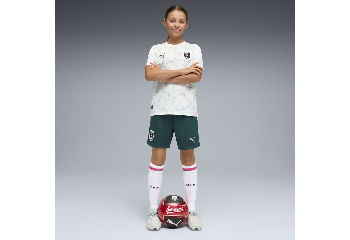 PUMA Sporthose Österreich 2026 Shorts. Jugendliche Bild 4