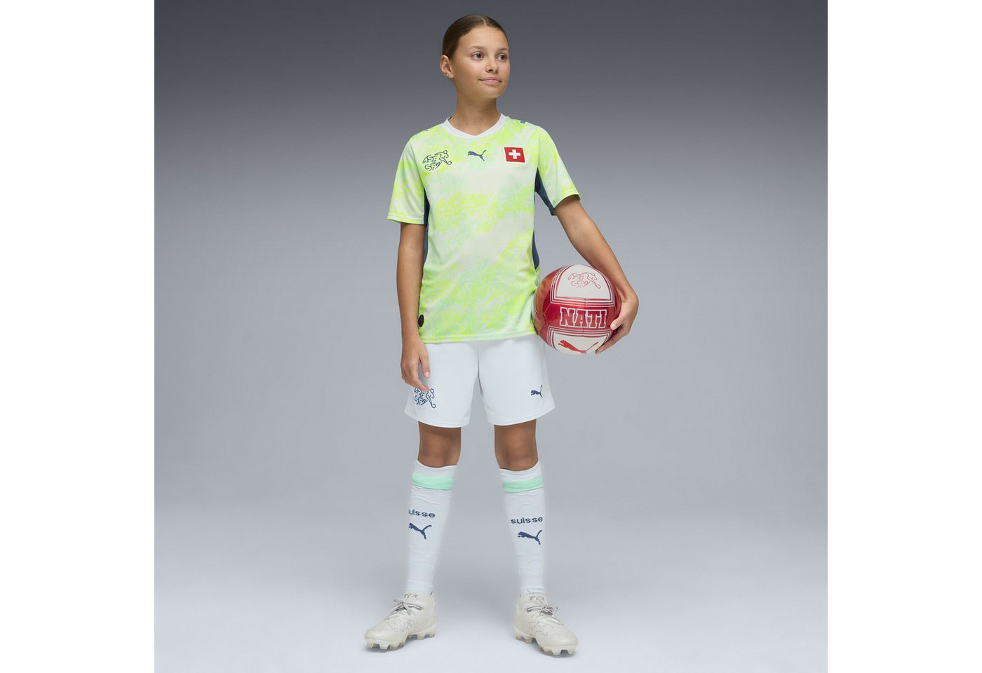 PUMA Sporthose Schweiz 2026 Shorts Jugendliche