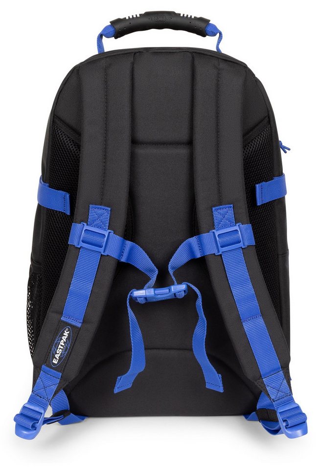 Eastpak Freizeitrucksack TUTOR Kontrast Black Blue, Schulrucksack mit seitlichem Laptopfach Bild 3
