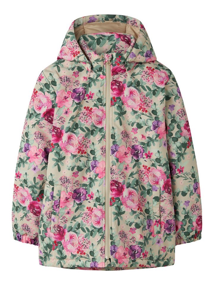 Name It Outdoorjacke NKFMAXI JACKET PA AOP NOOS Kunstfaser, reflektierendes Detail, wasserabweisend Bild 4