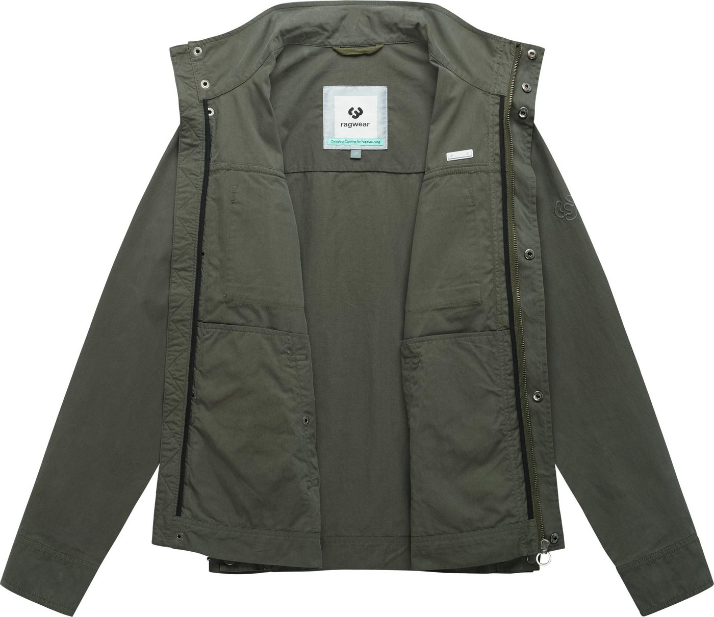 Ragwear Outdoorjacke Murpho Leichte Übergangsjacke mit Brusttaschen