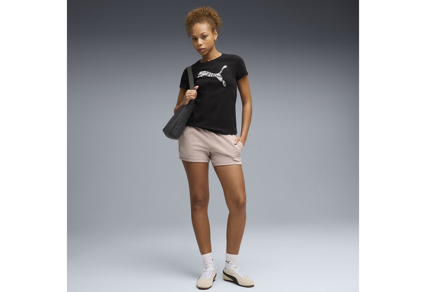 PUMA Sporthose Essentials Cat Logo 4’’ Shorts Damen Bild 5