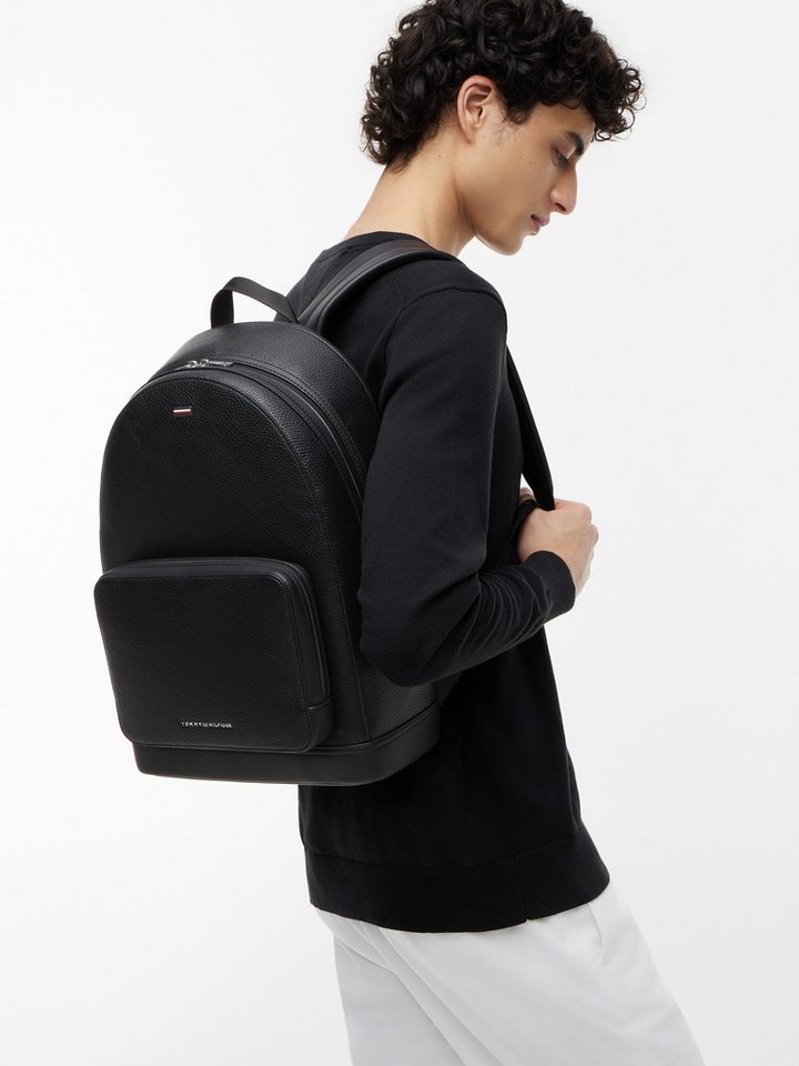 Tommy Hilfiger Rucksack TH CENTRAL BACKPACK, Geschäftsrucksack, Laptop-Rucksack mit Logoschriftzug Bild 4
