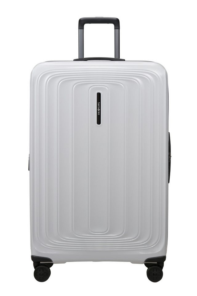 Samsonite Hartschalen-Trolley 2WANDER, 4 Rollen, aus robustem Polycarbonat, mit Adressetikett und Dehnfalte