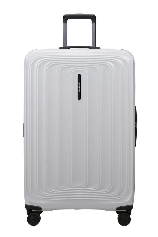 Samsonite Hartschalen-Trolley 2WANDER, 4 Rollen, aus robustem Polycarbonat, mit Adressetikett und Dehnfalte