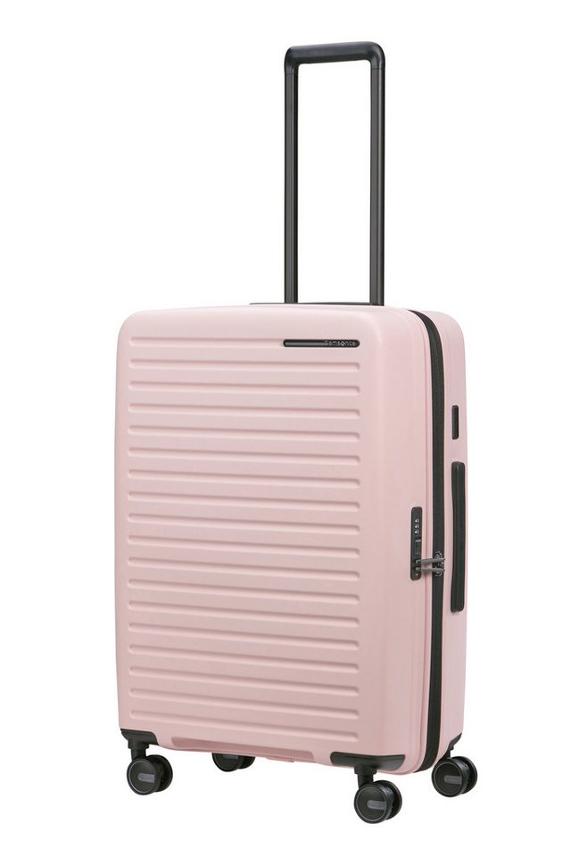 Samsonite Hartschalen-Trolley RESTACKD, 4 Rollen, mit fester Trennwand und verstellbaren Packgurten Bild 2