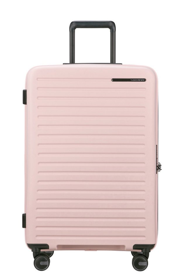 Samsonite Hartschalen-Trolley RESTACKD, 4 Rollen, mit fester Trennwand und verstellbaren Packgurten Bild 4