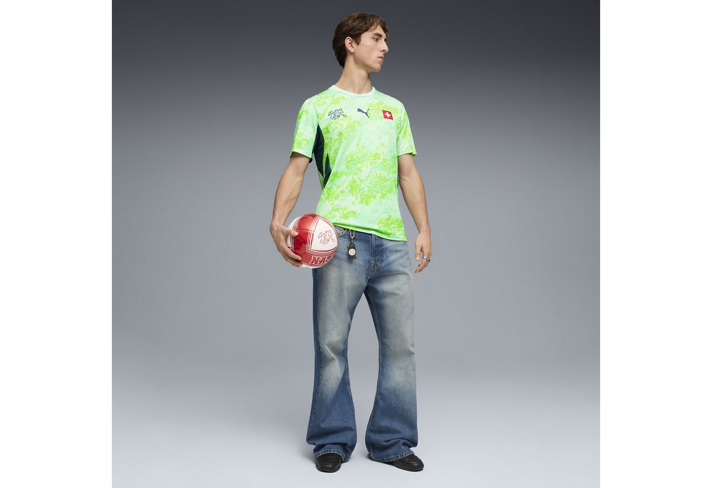 PUMA Trainingsshirt Schweiz 2026 Auswärtstrikot Herren Bild 2