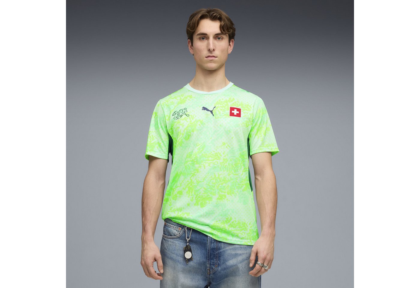 PUMA Trainingsshirt Schweiz 2026 Auswärtstrikot Herren Bild 5