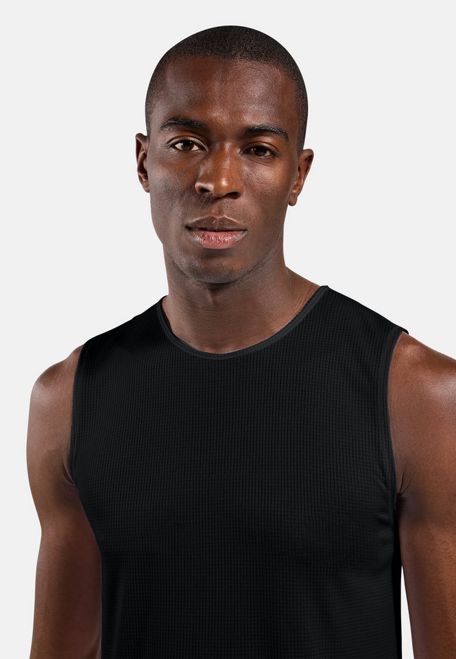 Odlo Funktionstop BL TOP crew neck singlet-ACTIVE LIGHT atmungsaktives Material, schnell trocknend, mit Rundhalsausschnitt