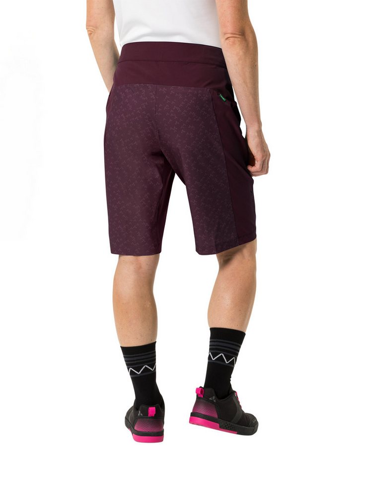 VAUDE Fahrradhose Wo Ledro Print Shorts für Radsport, sportlicher Stil, schnell trocknendes Material